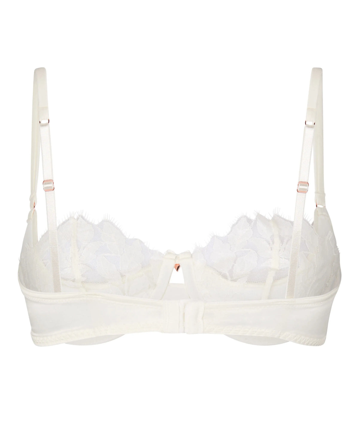 Hunkemoller Snow White Women Non-Padded Underwired Bra Millie in Different Cup Sizes SKU: 304749_Snow White Image 06