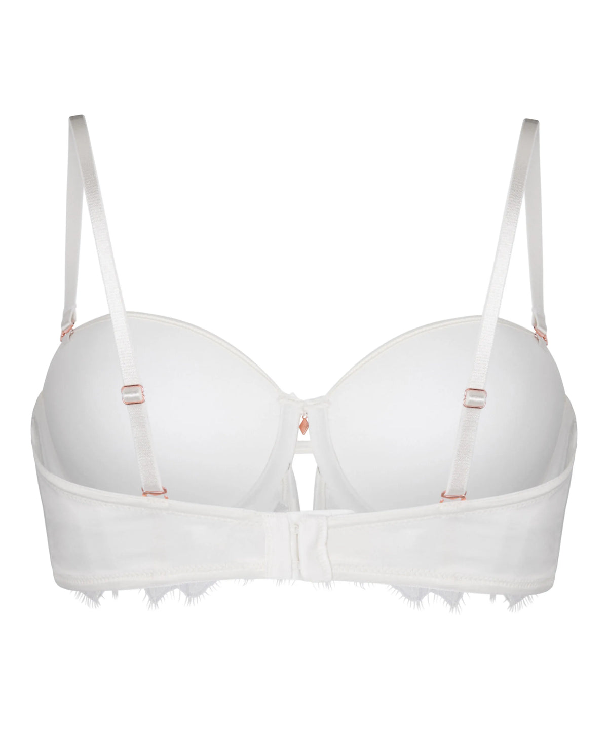 Hunkemoller Snow White Women Padded Underwired Bra Millie in Different Cup Sizes SKU: 304754_Snow White Image 06