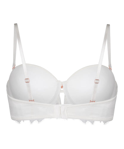 Hunkemoller Snow White Women Padded Underwired Bra Millie in Different Cup Sizes SKU: 304754_Snow White Image 06