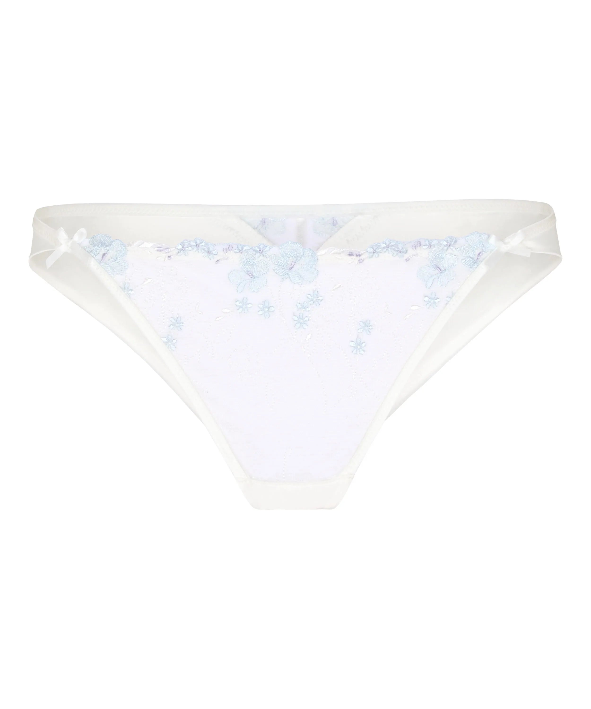 Hunkemoller White Women Peonie Highleg Brazilian SKU: 304760_White Image 04