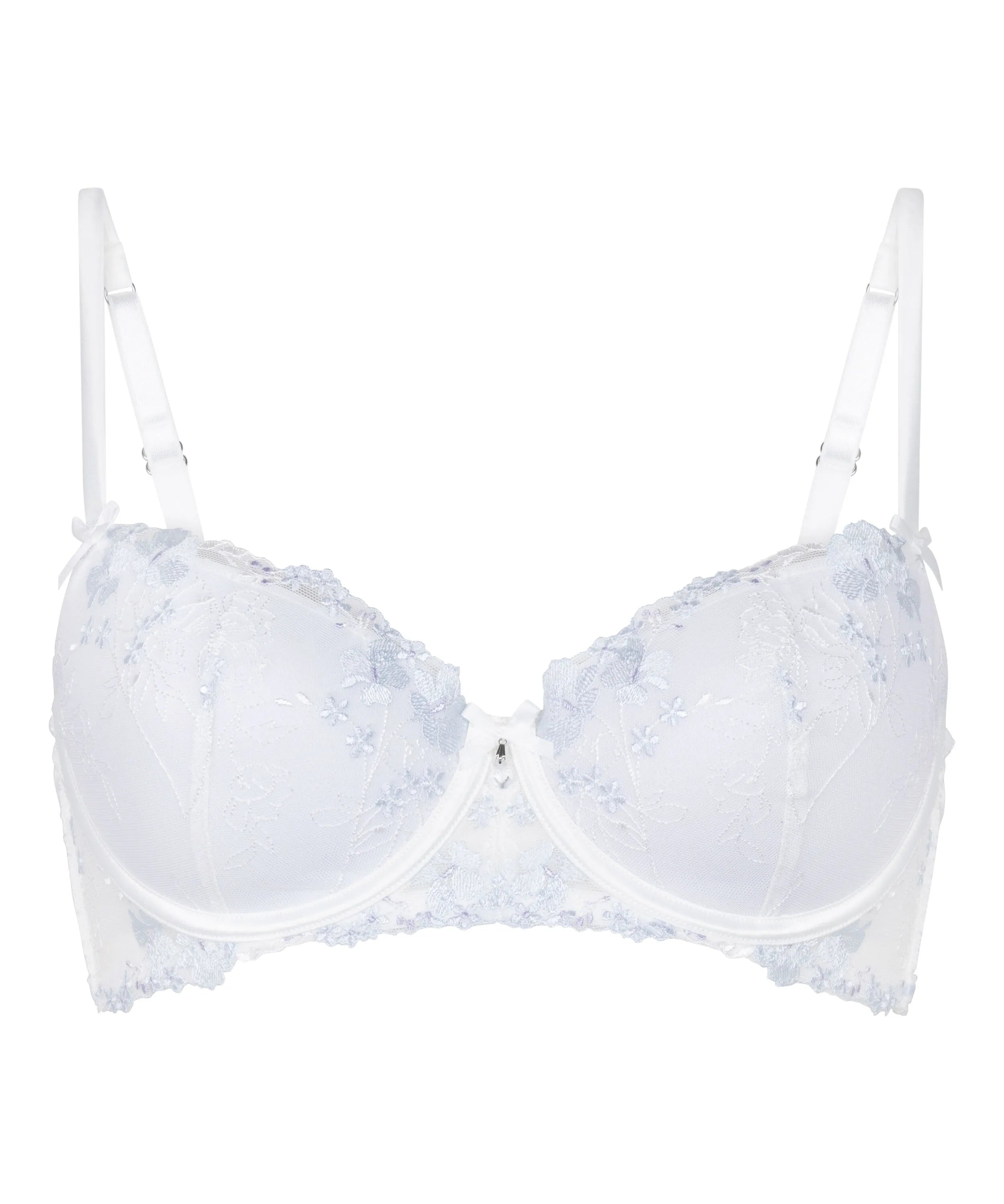 Hunkemoller White Women Peonie Padded Underwired Bra SKU: 304761_White Image 06