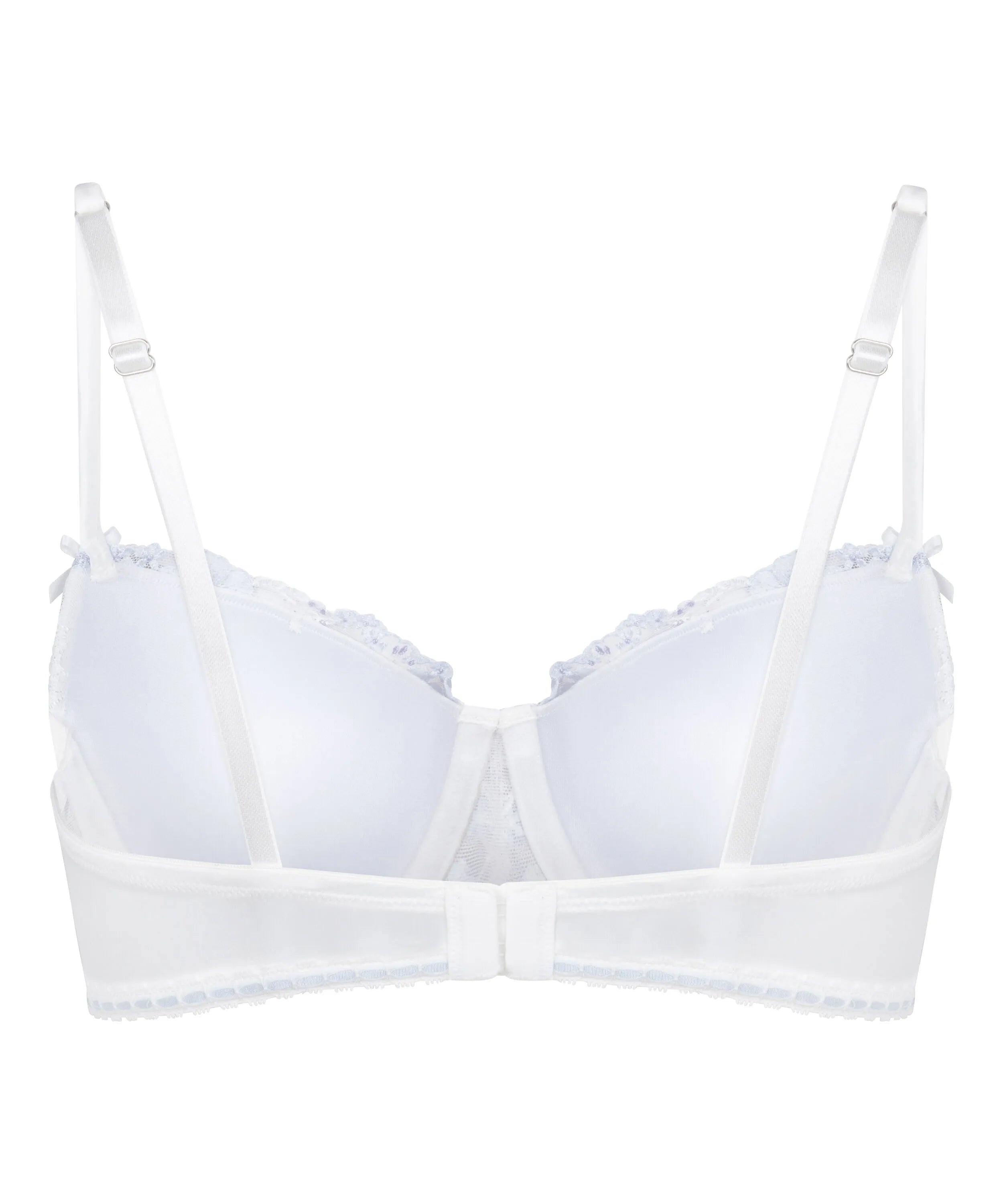 Hunkemoller White Women Peonie Padded Underwired Bra SKU: 304761_White Image 07
