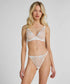 Hunkemoller White Women Peonie Highleg Thong SKU: 304767_White Image 01