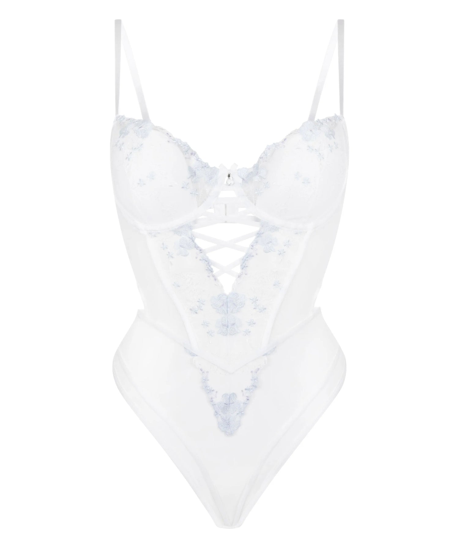 Hunkemoller White Women Peonie Body SKU: 304799_White Image 07
