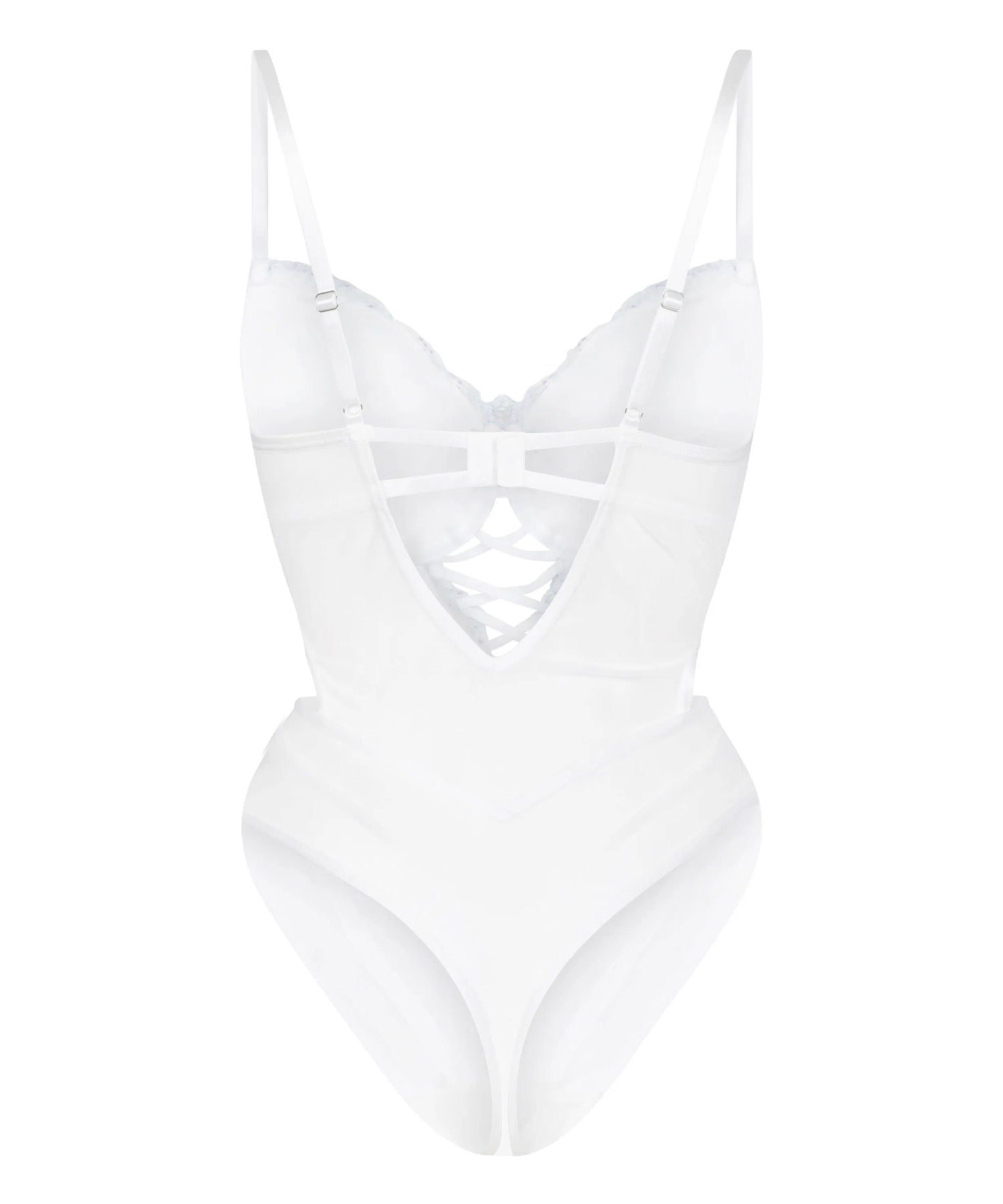 Hunkemoller White Women Peonie Body SKU: 304799_White Image 08