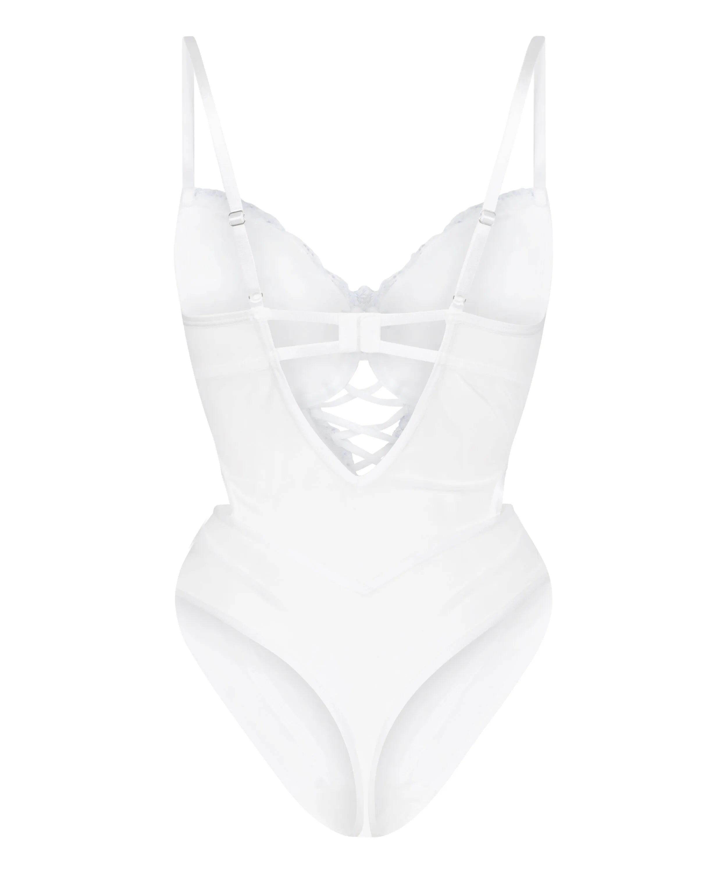 Hunkemoller White Women Peonie Body SKU: 304799_White Image 08
