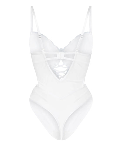 Hunkemoller White Women Peonie Body SKU: 304799_White Image 08