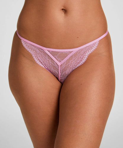 Hunkemoller Pink Women Isabelle Thong SKU: 304801_Pink Image 02