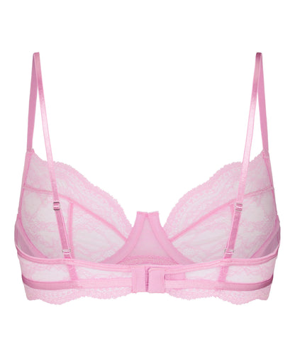 Hunkemoller Pink Women Isabelle Non-Padded Underwired Bra SKU: 304807_Pink Image 06