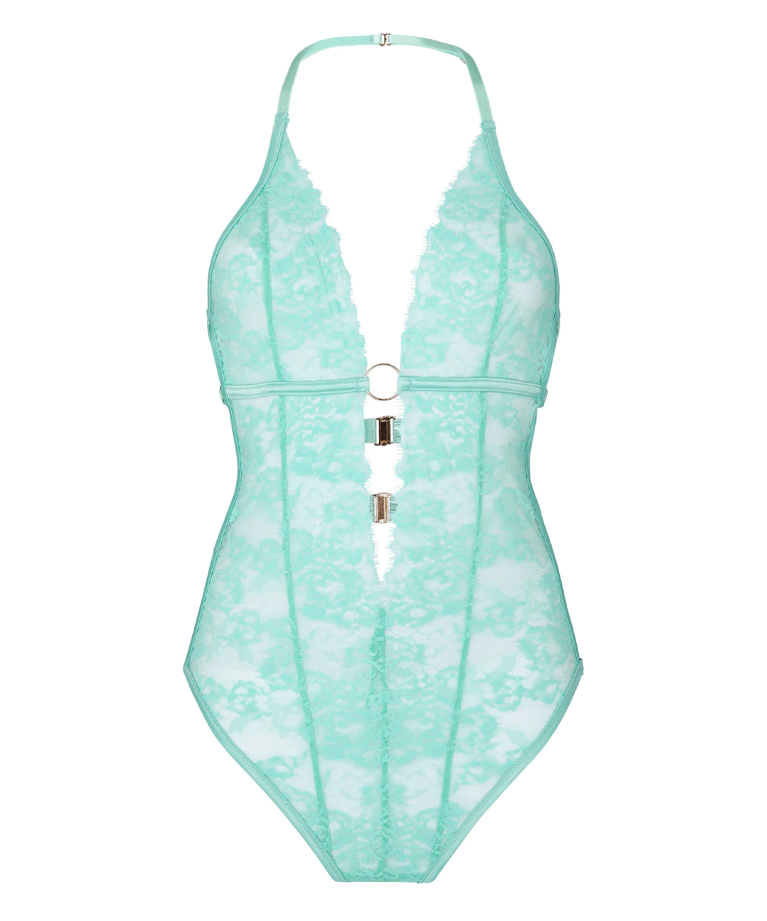Hunkemoller Green Women Nienke Body SKU: 304830_Green Image 03