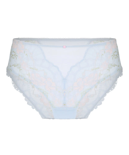 Hunkemoller Blue Women Miri High Waisted Brazilian SKU: 304863_Blue Image 04