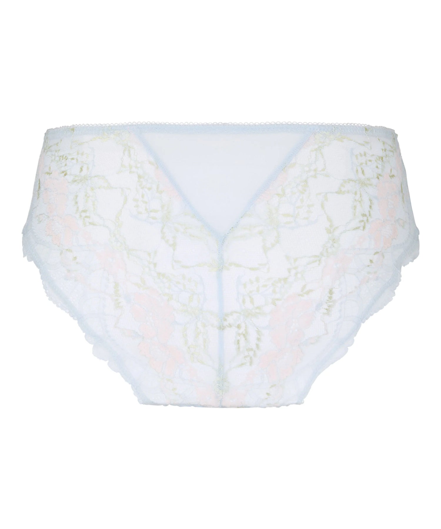 Hunkemoller Blue Women Miri High Waisted Brazilian SKU: 304863_Blue Image 05