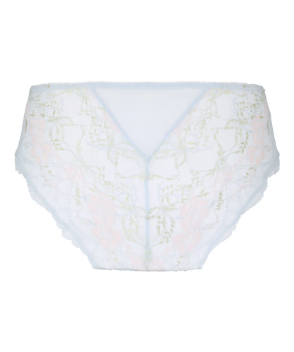 Hunkemoller Blue Women Miri High Waisted Brazilian SKU: 304863_Blue Image 05