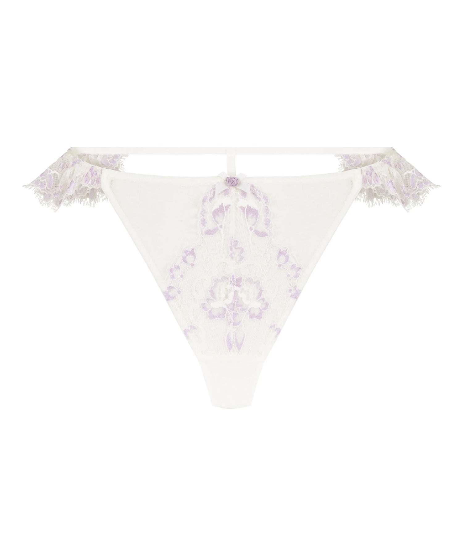Hunkemoller White Women Solene Thong SKU: 304951_White Image 04