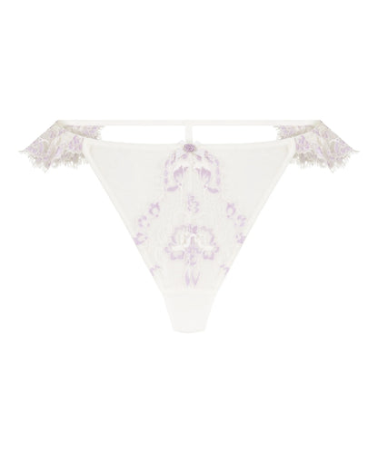 Hunkemoller White Women Solene Thong SKU: 304951_White Image 04
