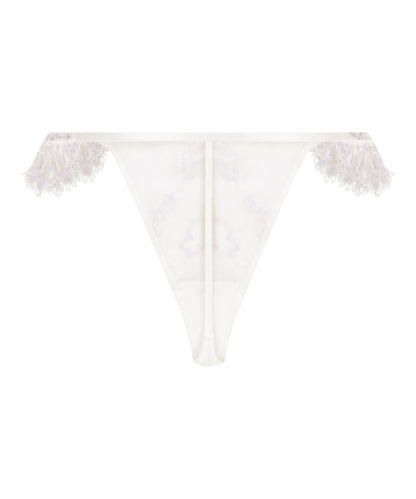 Hunkemoller White Women Solene Thong SKU: 304951_White Image 05