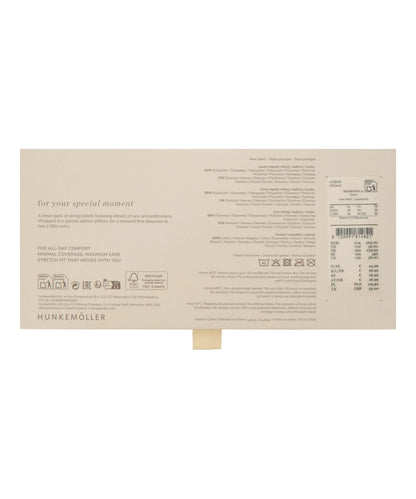 Hunkemoller White Women Bridal Thong Multipack SKU: 304963_White Image 06