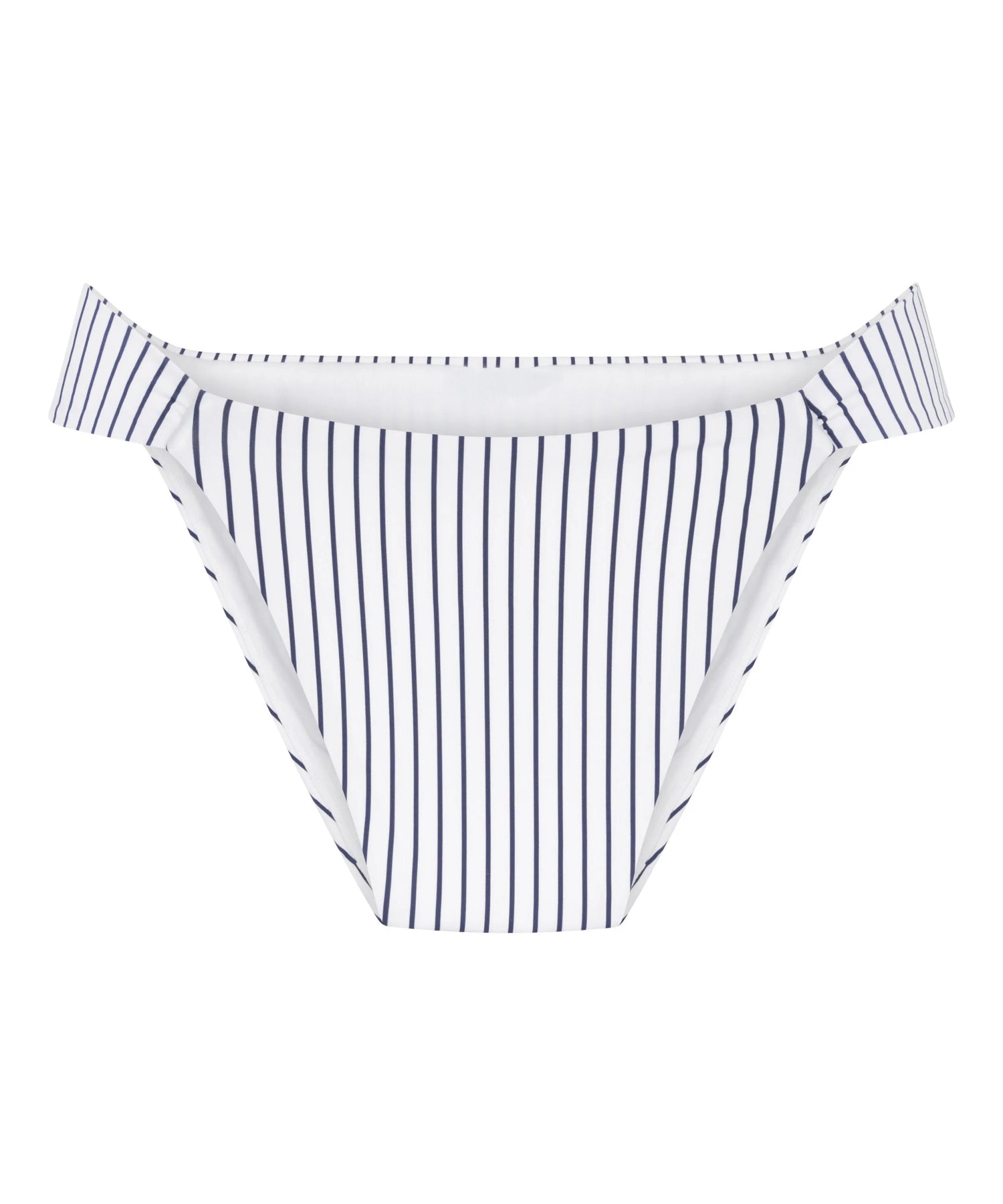 Hunkemoller White Women Stripes Highleg Bikini Bottom SKU: 305057_White Image 04