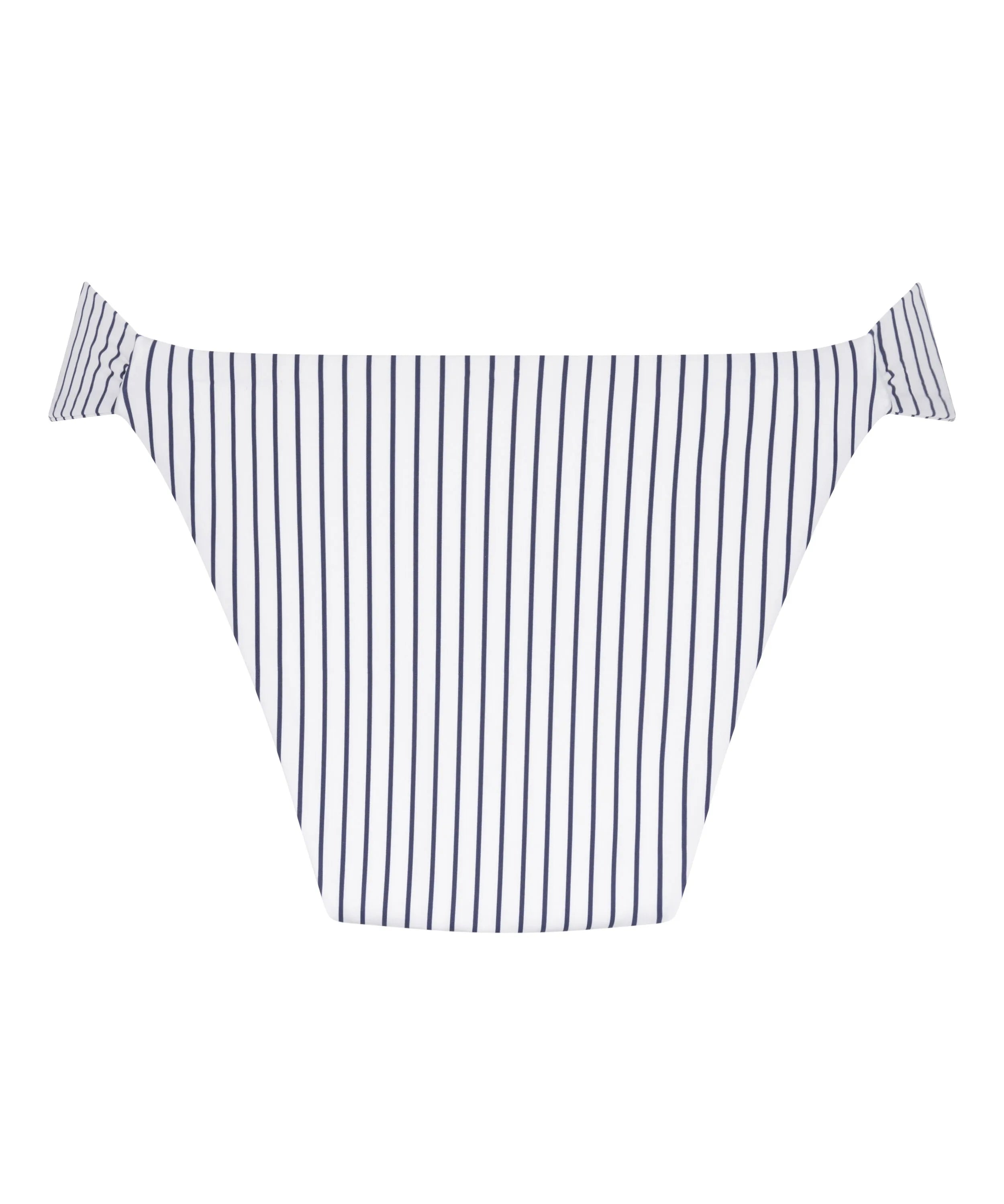 Hunkemoller White Women Stripes Highleg Bikini Bottom SKU: 305057_White Image 05