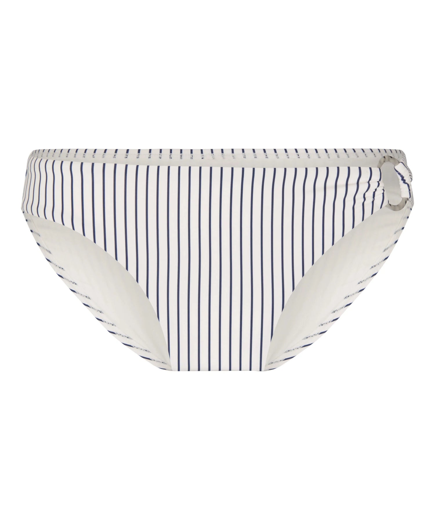 Hunkemoller White Women Stripes Bikini Bottom SKU: 305058_White Image 04