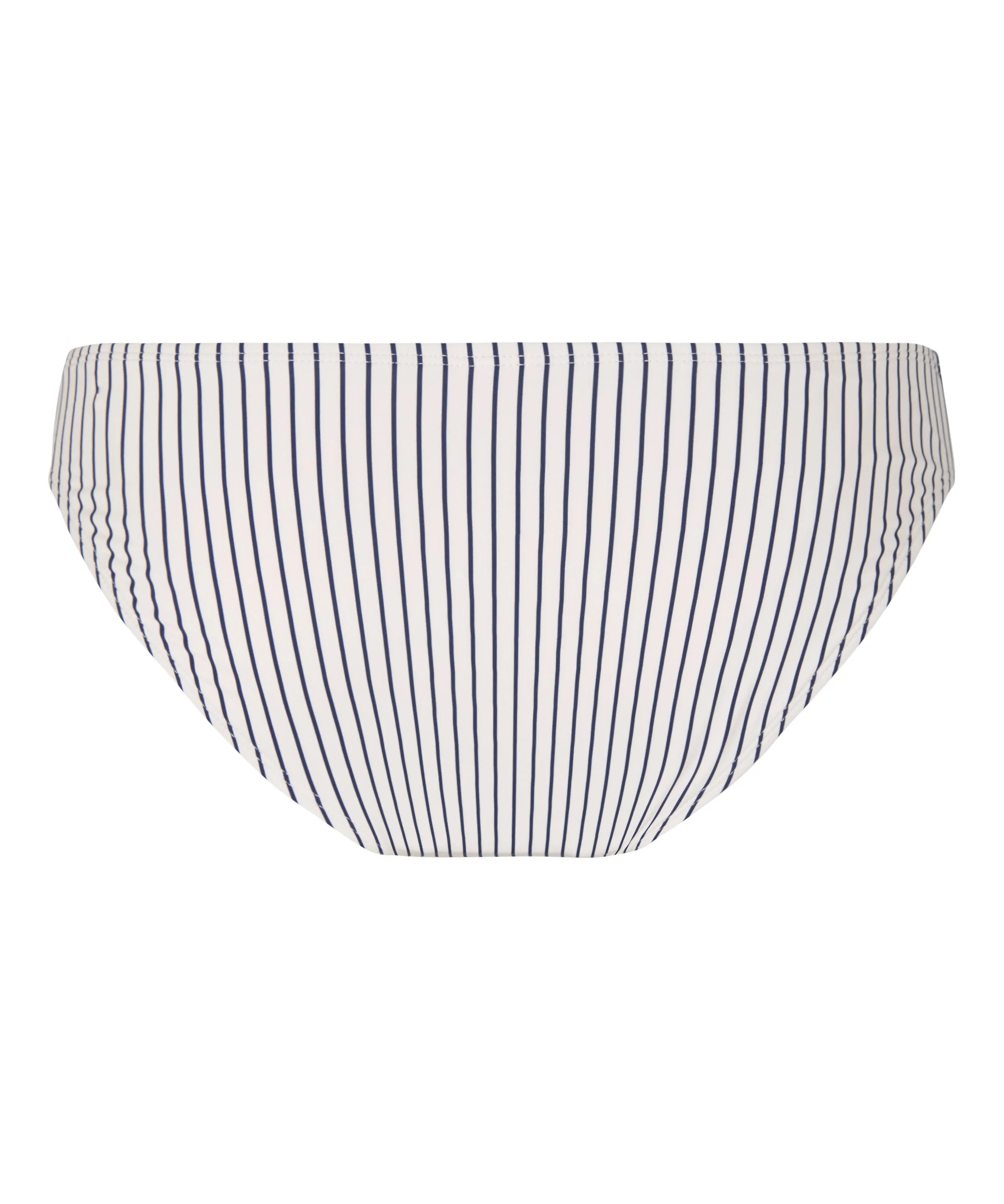 Hunkemoller White Women Stripes Bikini Bottom SKU: 305058_White Image 05