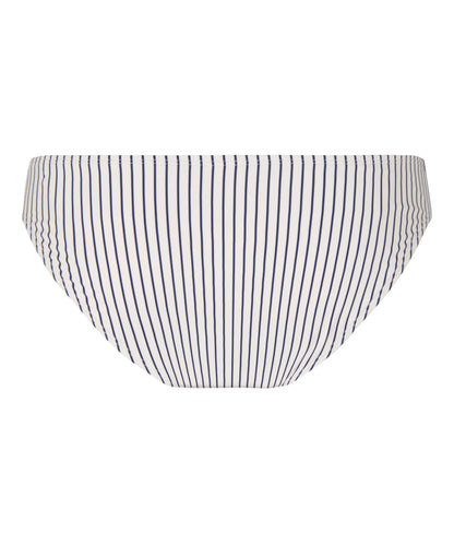 Hunkemoller White Women Stripes Bikini Bottom SKU: 305058_White Image 05