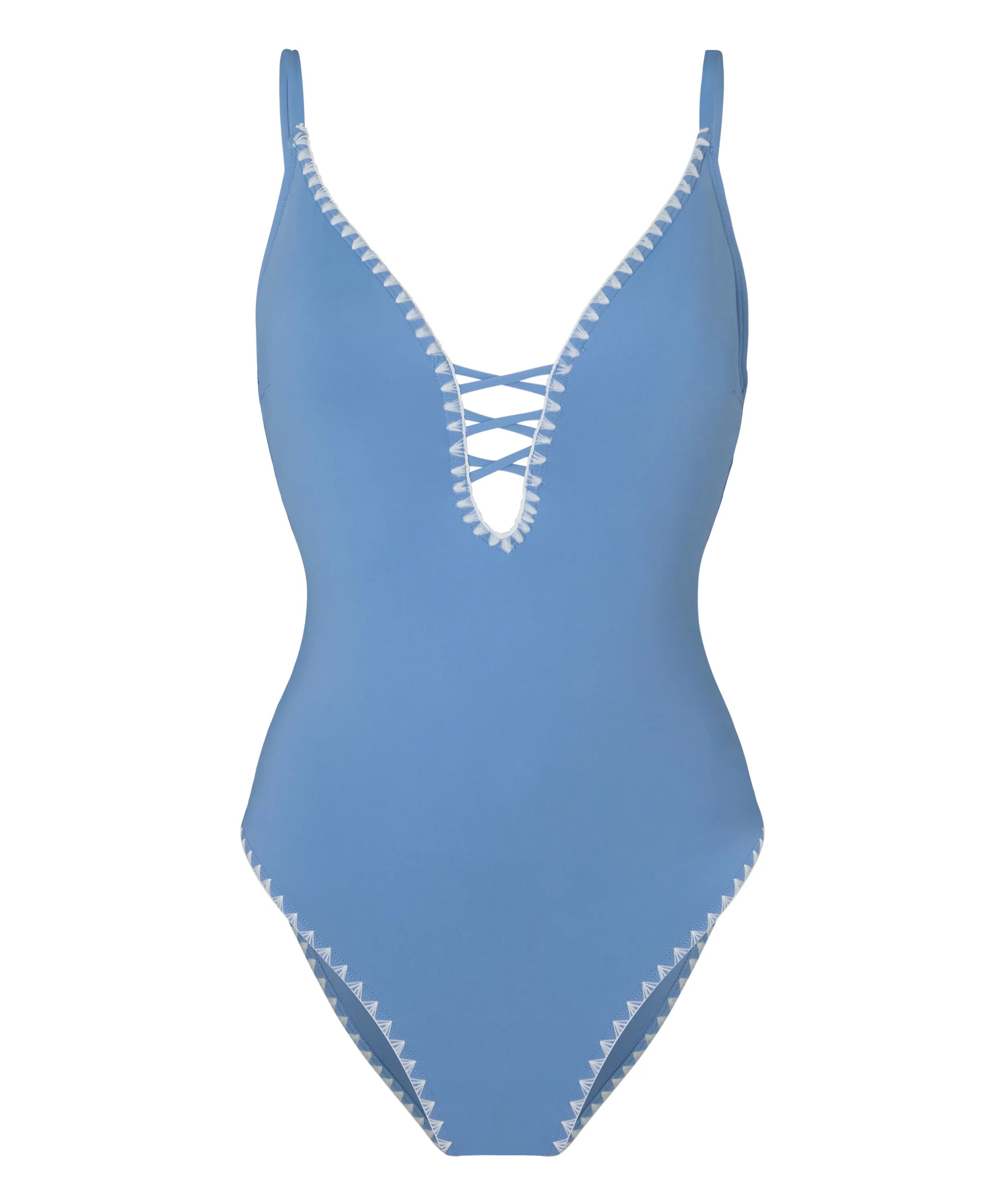 Hunkemoller Blue Women Joburg Bathingsuit SKU: 305077_Blue Image 06