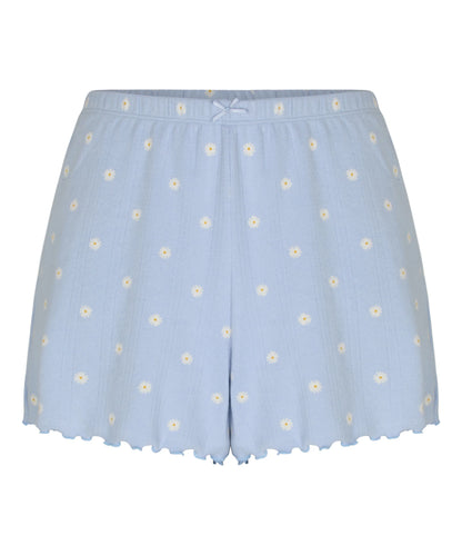 Hunkemoller Blue Women Short Pointelle SKU: 305236_Blue Image 04