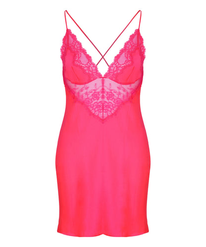 Hunkemoller Festival Fuchsia Women Slipdress Gabrielle SKU: 305248_Festival Fuchsia Image 04
