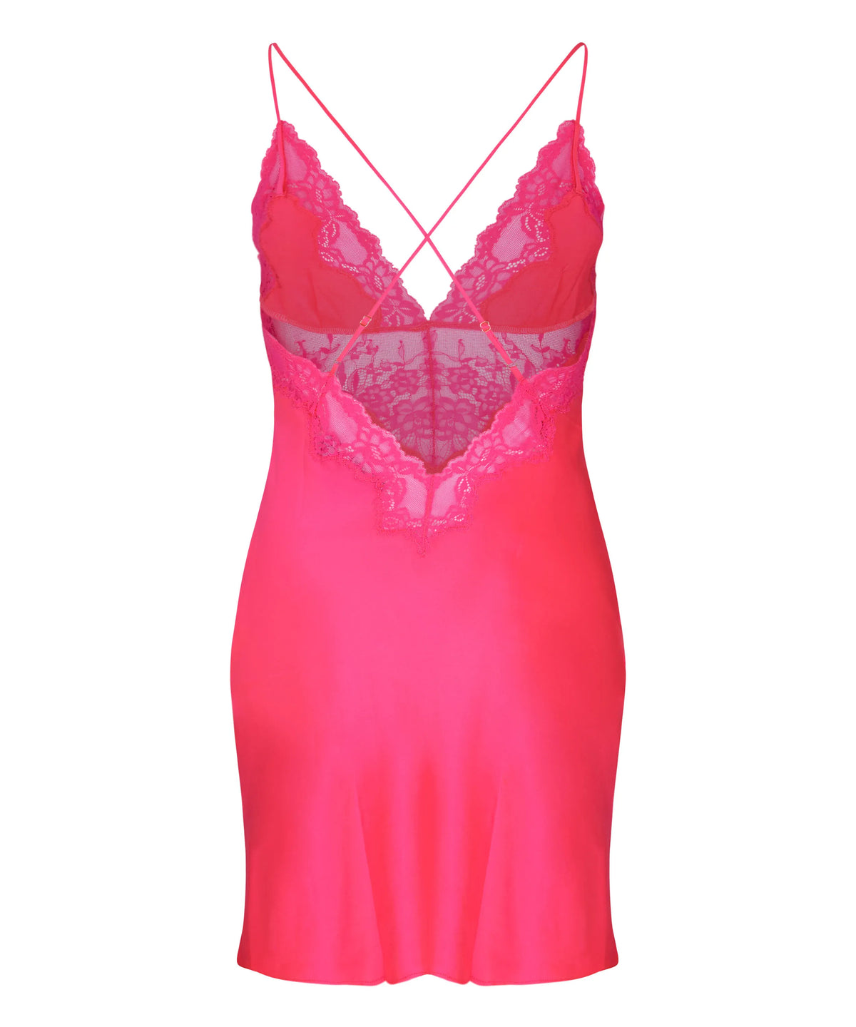 Hunkemoller Festival Fuchsia Women Slipdress Gabrielle SKU: 305248_Festival Fuchsia Image 05