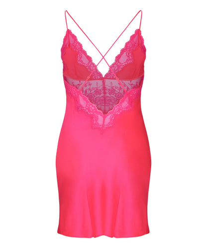 Hunkemoller Festival Fuchsia Women Slipdress Gabrielle SKU: 305248_Festival Fuchsia Image 05