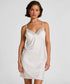 Hunkemoller White Women Peonie Slipdress Satin SKU: 305272_White Image 01