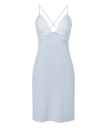 Hunkemoller Blue Women Miri Slipdress SKU: 305279_Blue Image 04