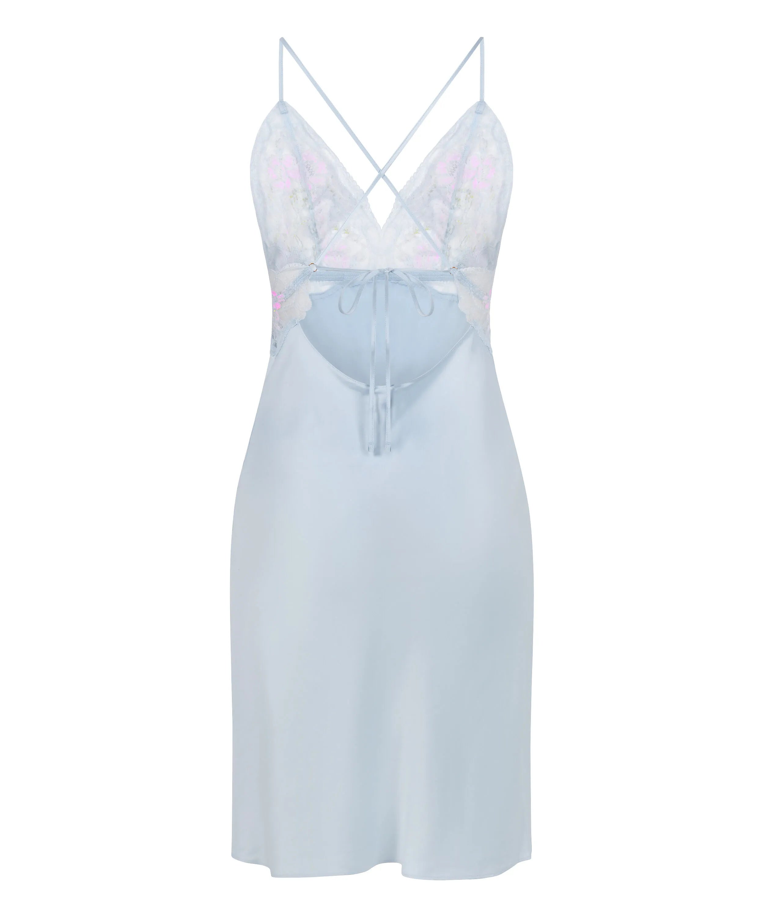 Hunkemoller Blue Women Miri Slipdress SKU: 305279_Blue Image 05