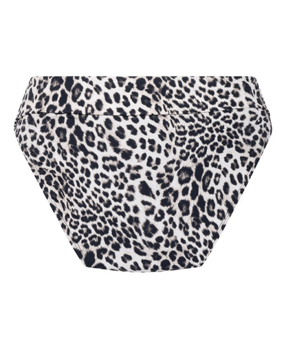 Hunkemoller Black Women Leopard Bikini Bottom SKU: 305413_Black Image 05
