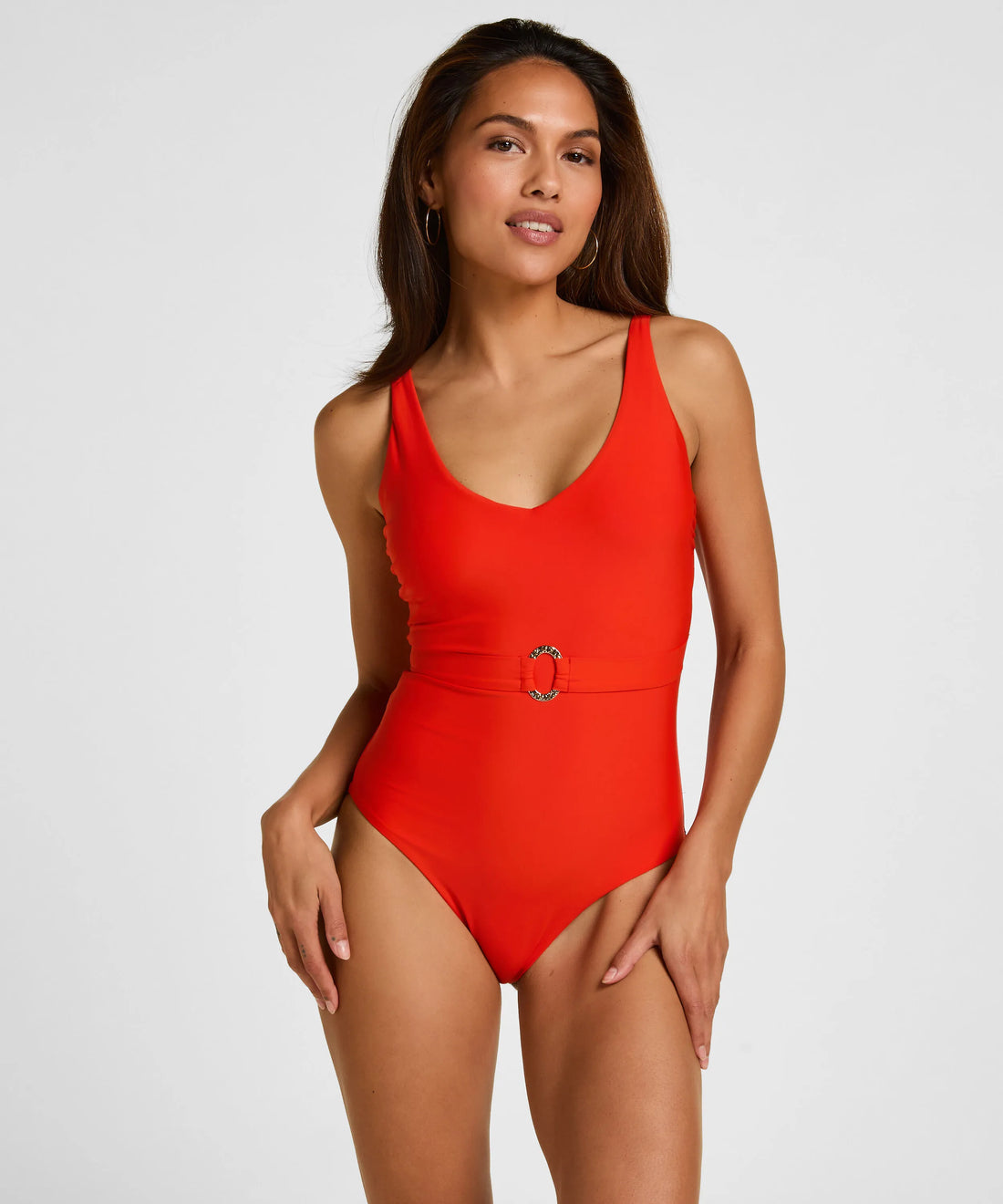 Hunkemoller Red Women Bathingsuit Luxe SKU: 305449_Red Image 01
