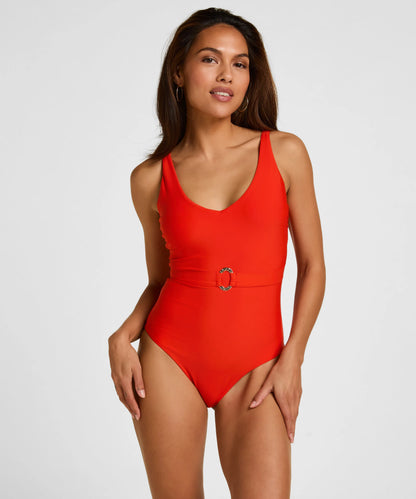 Hunkemoller Red Women Bathingsuit Luxe SKU: 305449_Red Image 01