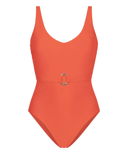 Hunkemoller Red Women Bathingsuit Luxe SKU: 305449_Red Image 06