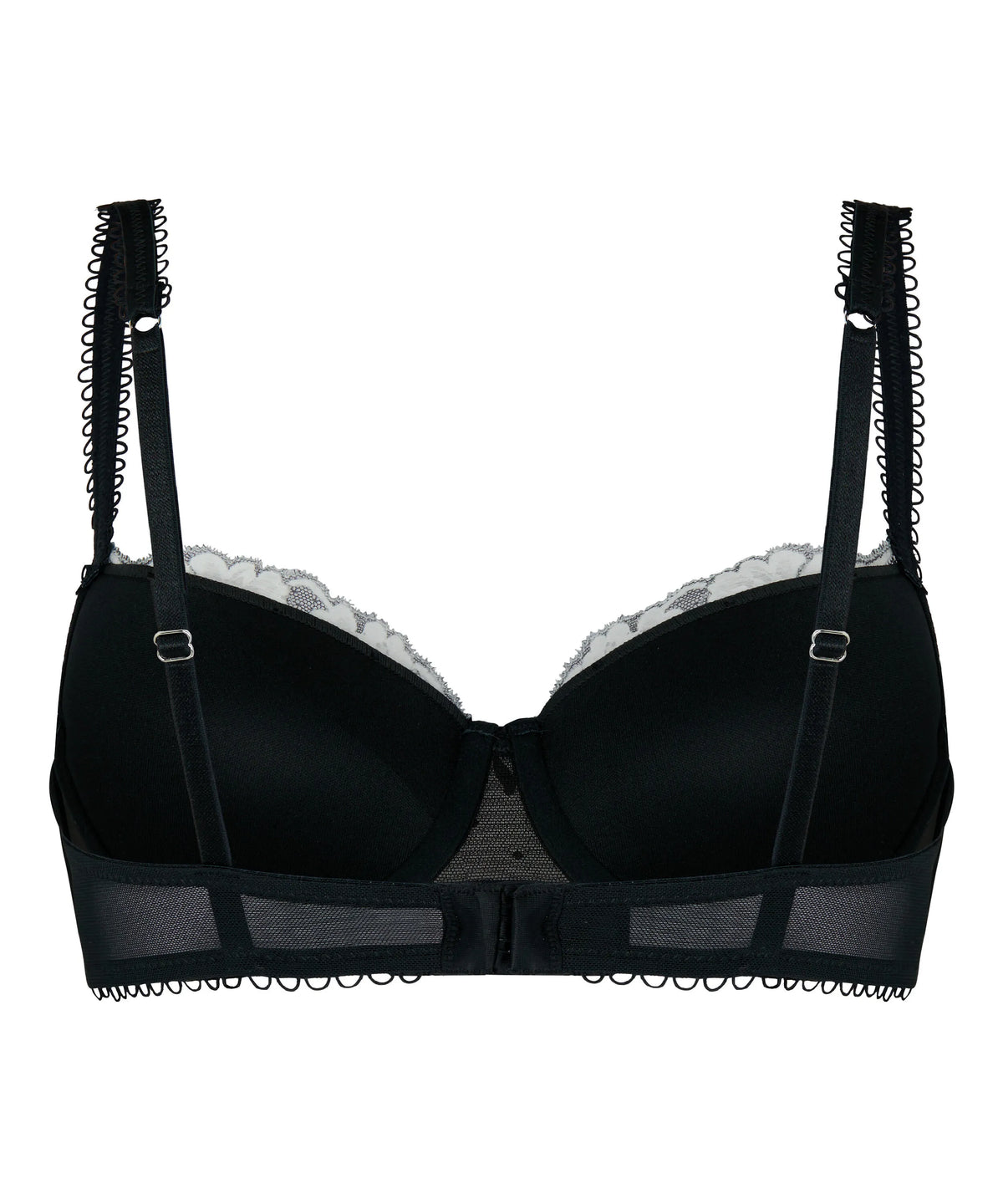 Hunkemoller Caviar Women Padded Underwired Bra Lindi in Different Cup Sizes SKU: 305590_Caviar Image 06