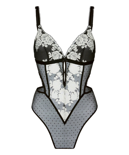 Hunkemoller Caviar Women Body Lindi SKU: 305595_Caviar Image 04