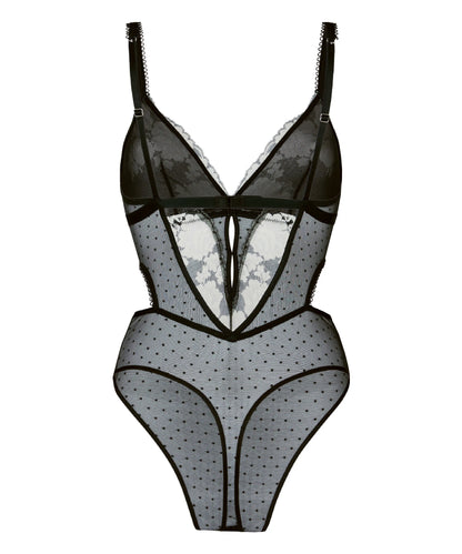 Hunkemoller Caviar Women Body Lindi SKU: 305595_Caviar Image 05