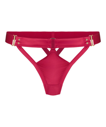 Hunkemoller Cerise Women Colete Thong SKU: 305647_Cerise Image 05