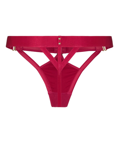 Hunkemoller Cerise Women Colete Thong SKU: 305647_Cerise Image 06