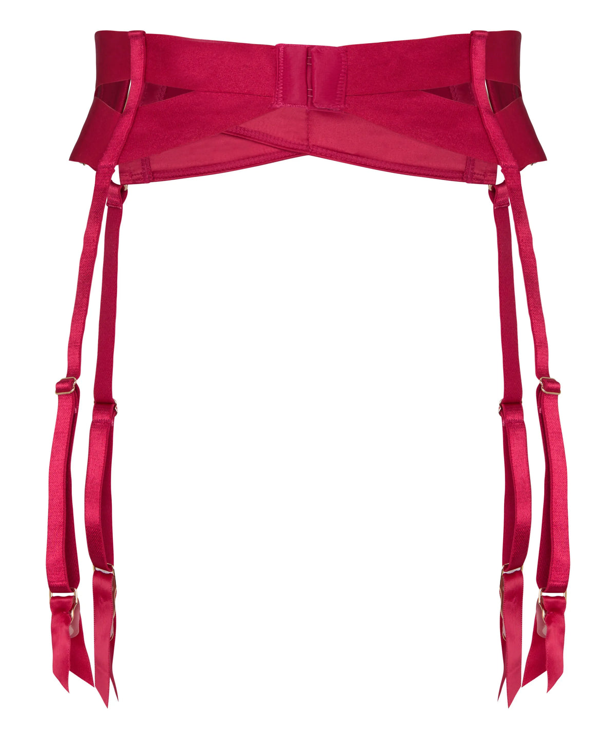 Hunkemoller Cerise Women Colette Suspenders SKU: 305648_Cerise Image 06