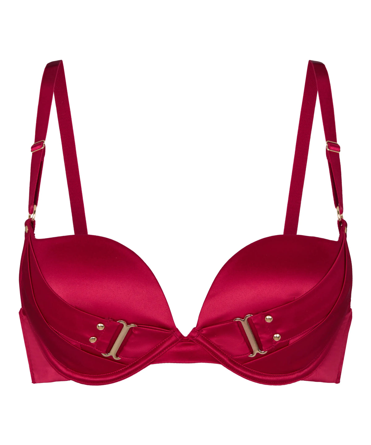 Hunkemoller Cerise Women Maximizer Colette in Different Cup Sizes SKU: 305653_Cerise Image 05