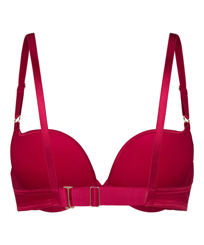 Hunkemoller Cerise Women Maximizer Colette in Different Cup Sizes SKU: 305653_Cerise Image 06