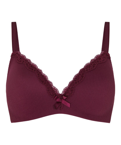 Hunkemoller Fig Women Lola Padded Non-Wired Bra in Different Cup Sizes SKU: 305696_Fig Image 05