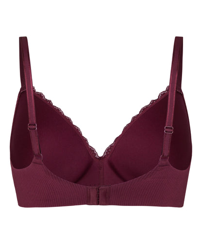 Hunkemoller Fig Women Lola Padded Non-Wired Bra in Different Cup Sizes SKU: 305696_Fig Image 06