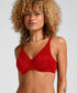 Hunkemoller Chili Pepper Women Nina Non-Padded Underwired Minimizer Bra in Different Cup Sizes SKU: 305702_Chili Pepper Image 01