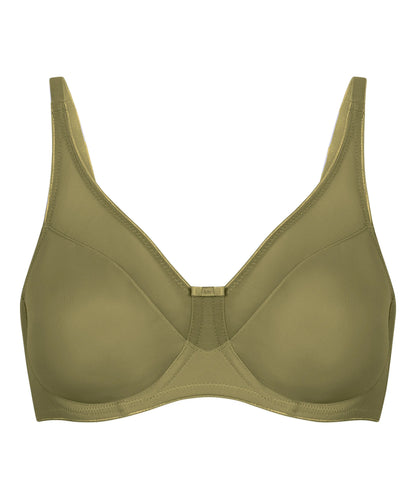 Hunkemoller Four Leaf Clover Women Nina Non-Padded Underwired Minimizer Bra in Different Cup Sizes SKU: 305703_Four Leaf Clover Image 05